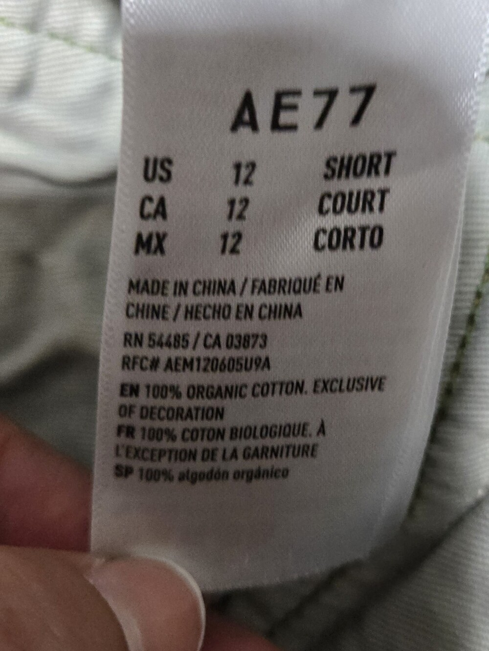AE77 Premium Stovepipe Blue Organic Cotton Jeans Size 12 Short - Picture 13 of 13